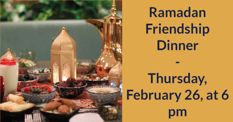 Ramadan Friendship Dinner