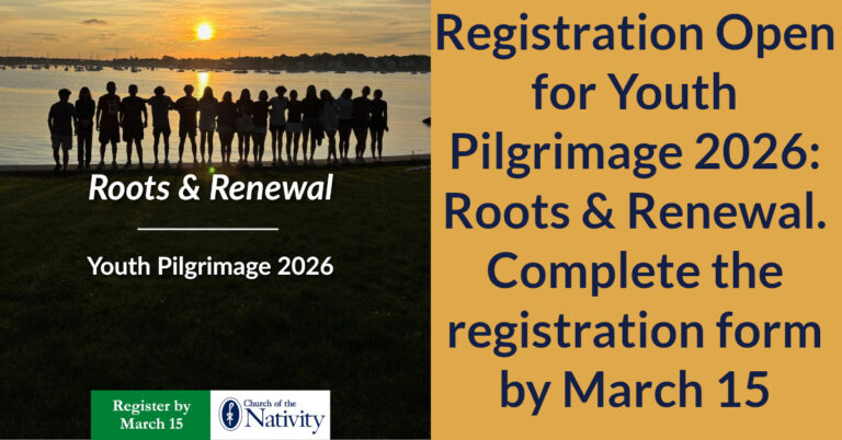 Registration Open for Youth Pilgrimage 2026: Roots & Renewal